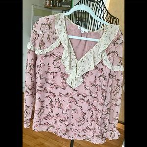 Flower, flowy, flower blouse
